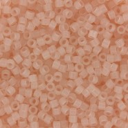 Miyuki delica kralen 11/0 - Matted transparent pink mist DB-1263 